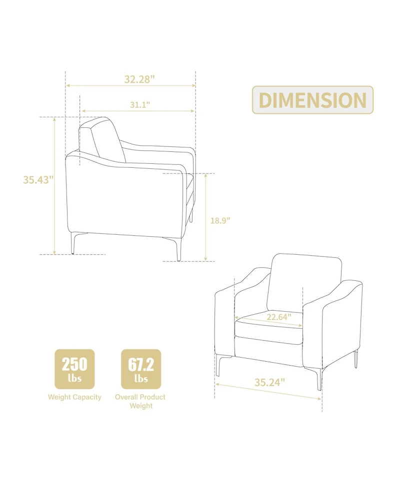 Gray Corduroy Convertible Sectional Sofa