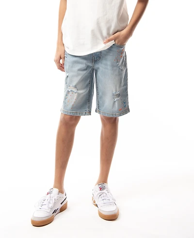 Ring of Fire Big Boys Revolve Stretch Denim Shorts