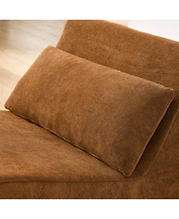 Streamdale Orange Memory Foam Bean Bag Chair