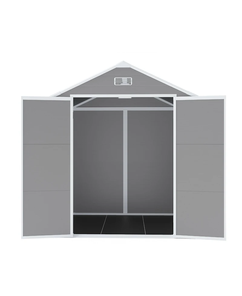 Streamdale Campcraft 6x5 Resin Shed - Waterproof, Uv Proof, Large Storage