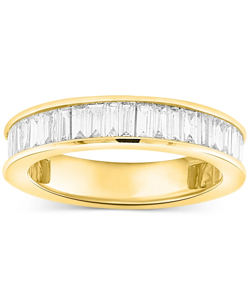Forever Grown Diamonds Lab Diamond Baguette Band (1 ct. t.w.) Sterling Silver or 14k Gold-Plated