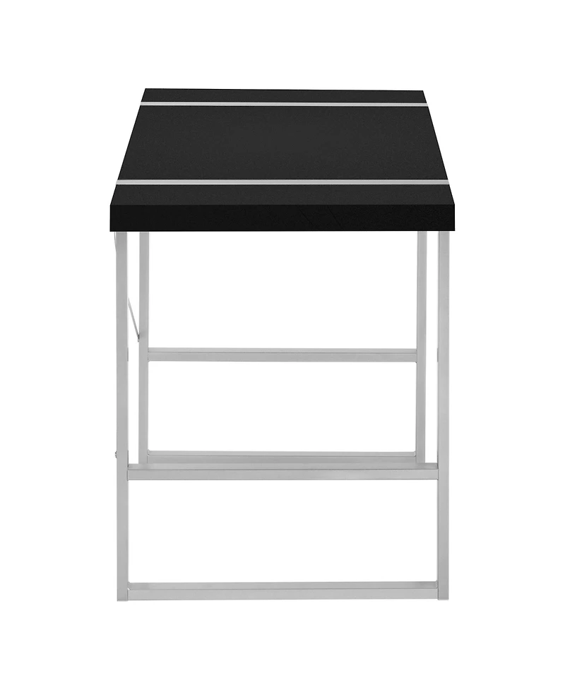 Compact Computer Desk with Sturdy Metal Frame