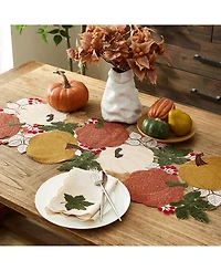 Elrene Fall Feels Cutwork Pumpkin Centerpiece, 13" x 36"