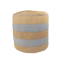 Chic Cotton Ottoman for Modern Home Furniture and Decor