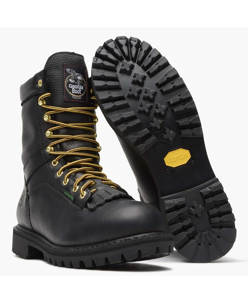 Georgia Boot Men's Waterproof Lace-to-Toe Work Boot