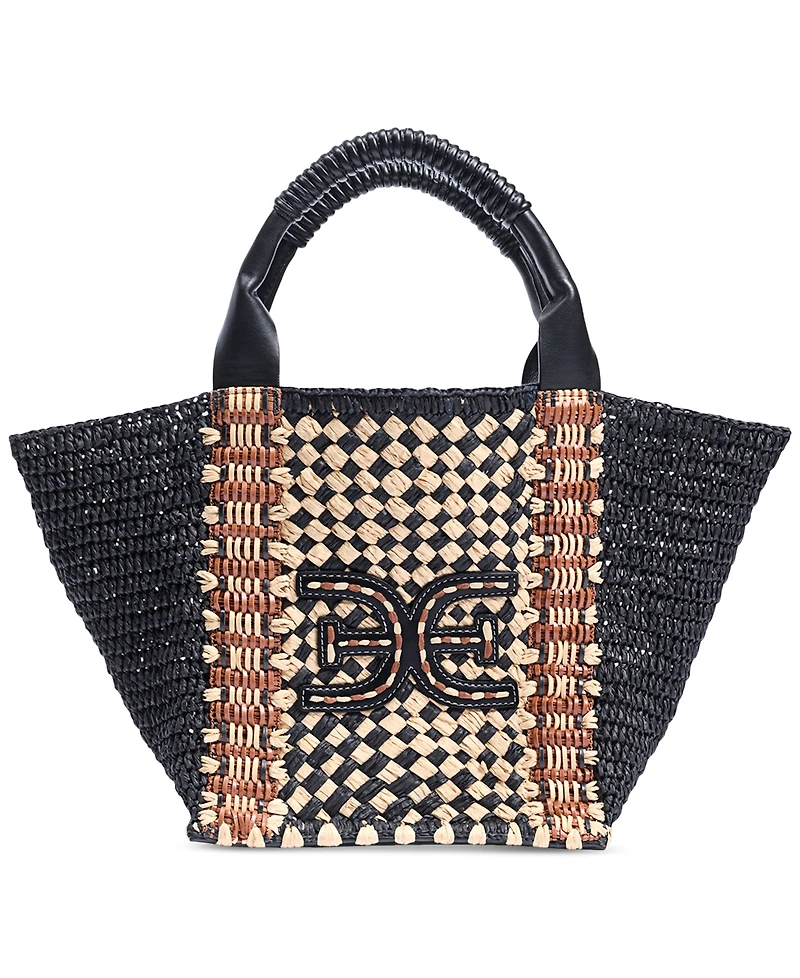 Sam Edelman Marley Raffia Collapsible Large Tote