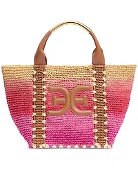 Sam Edelman Marley Raffia Collapsible Large Tote
