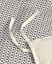 Oake Textured Stitch 3-Pc. Duvet Set, Full/Queen, Exclusively at Macy's