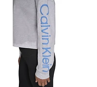 Calvin Klein Performance Women's Logo Cropped Long-Sleeve