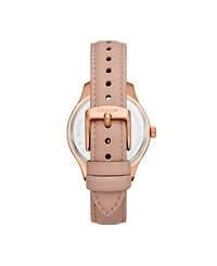 Fossil Women's Rye Multifunction Pink Leather Watch, 36mm