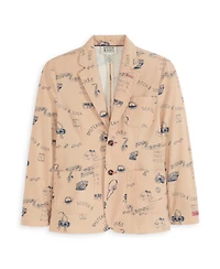 Scotch & Soda Big Boys Printed Blazer