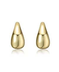 Gleaming Elegance Mini Huggie Hoop Earrings White Gold Plated or 14K Palted