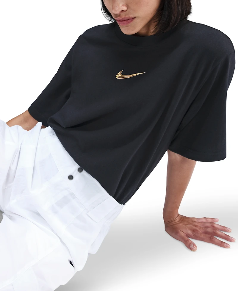 Nike Sportswear Women's Cotton Logo Loose T-Shirt