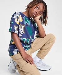 Tommy Hilfiger Big Boys Collegiate Spots T Shirt Tommy Cargo Jogger Pants