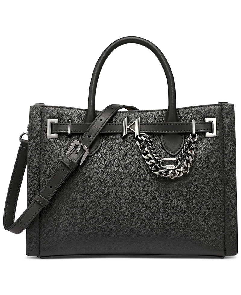 Karl Lagerfeld Paris Cerise Leather Crossbody Bag