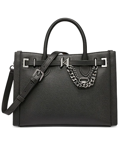 Karl Lagerfeld Paris Cerise Leather Crossbody Bag