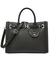 Karl Lagerfeld Paris Cerise Leather Crossbody Bag