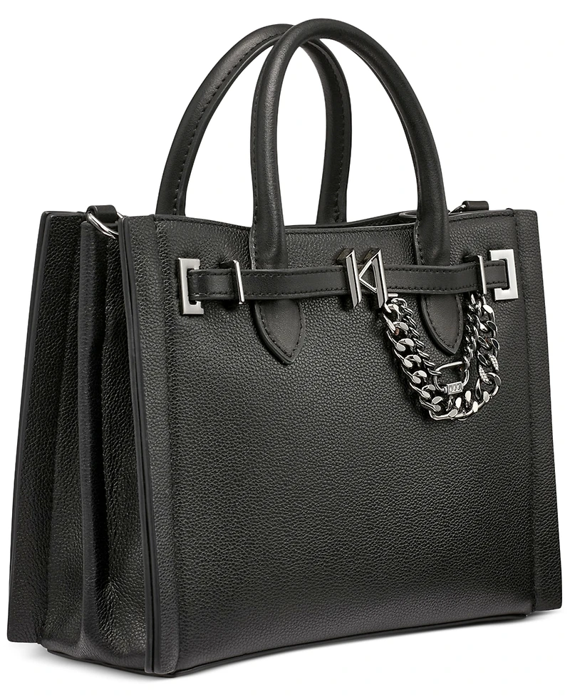 Karl Lagerfeld Paris Cerise Leather Crossbody Bag