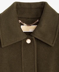 Michael Kors Women's Collared Button-Front Coat, Exclusively at Macy's