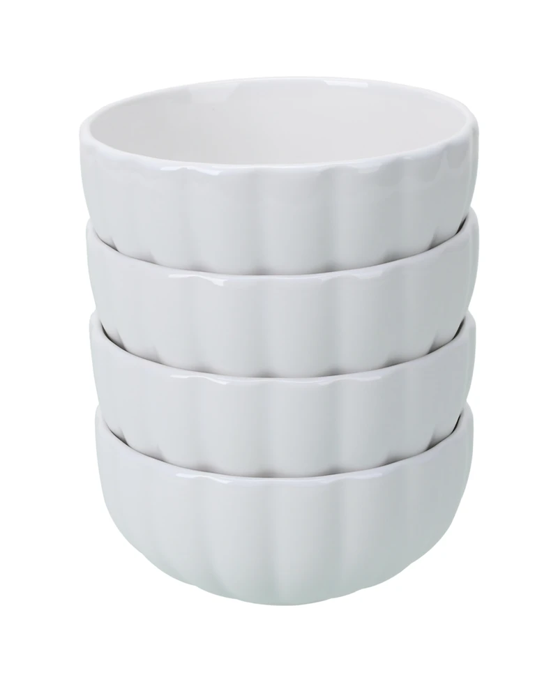 Bia Cordon Bleu Petal 4-Pc. Cereal Bowls Set, Service for 4