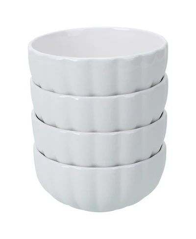 Bia Cordon Bleu Petal 4-Pc. Cereal Bowls Set, Service for 4