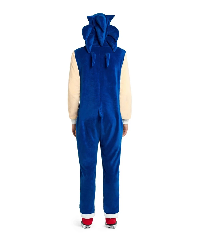 OppoSuits Men's Official Knuckles Union Suit - Sonic the Hedgehog Body for Adults Red