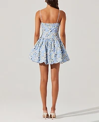 Astr the Label Women's Larissa Bubble-Hem Mini Dress