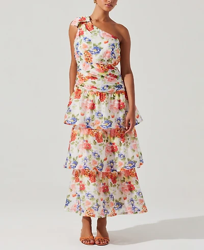 Astr the Label Women's Natali One-Shoulder Maxi Dress