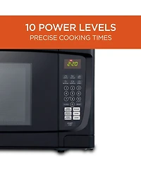 1.6 Cu. Ft. Counter Top Microwave, black