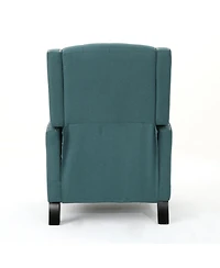 Streamdale Classic Teal Fabric Push Back Chair