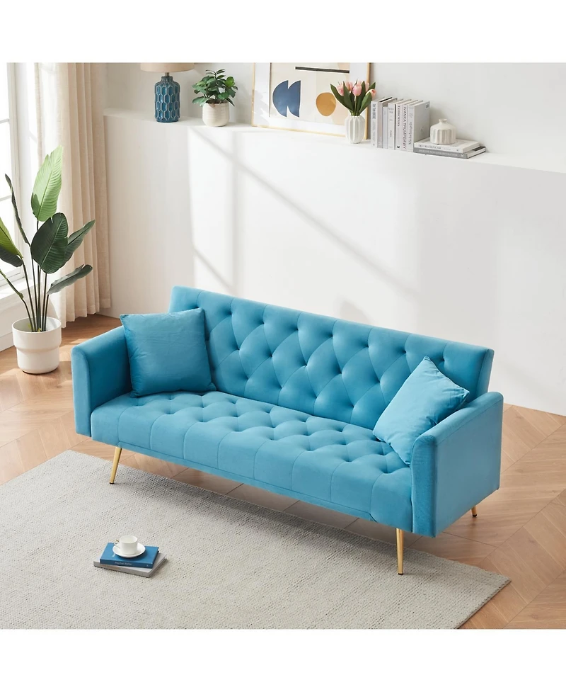 Streamdale 71" Convertible Double Folding Living Room Sofa Bed