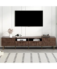 Streamdale Mid Century Tv Stand with Drawers for TVs up to 85