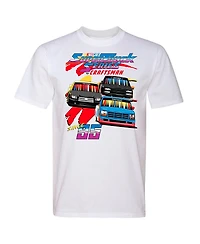 Nascar Classics Men's White Craftsmen Truck Series Retro Tri-Blend T-Shirt