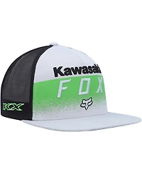 Fox x Kawasaki Men's Gray/Black Snapback Hat