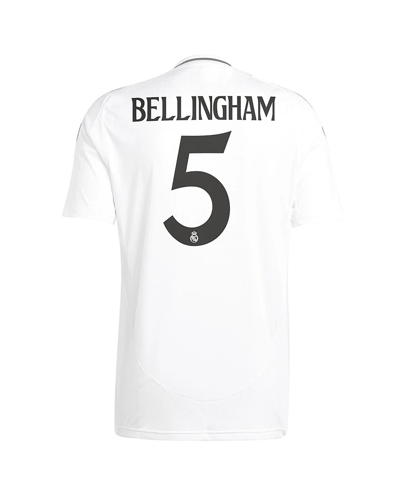 Adidas Men's Jude Bellingham White Real Madrid 2024/25 Home Replica Player Jersey