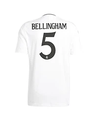 Adidas Men's Jude Bellingham White Real Madrid 2024/25 Home Replica Player Jersey