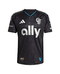 Adidas Men's Patrick Agyemang Black Charlotte Fc 2025 Fortress Kit Authentic Player Jersey