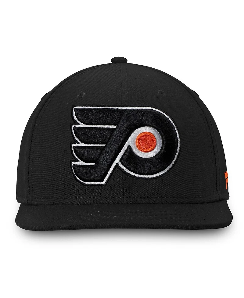 Fanatics Men's Black Philadelphia Flyers Core Fitted Hat