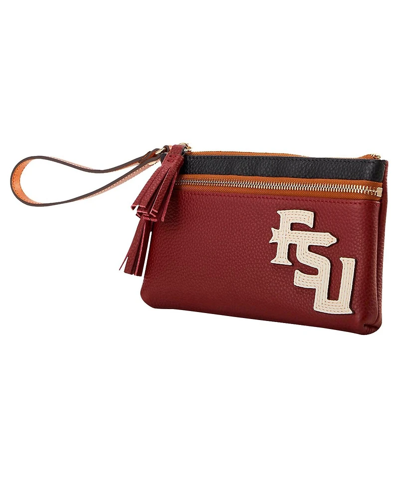 Dooney & Bourke Florida State Seminoles Infield Double-Zip Wristlet