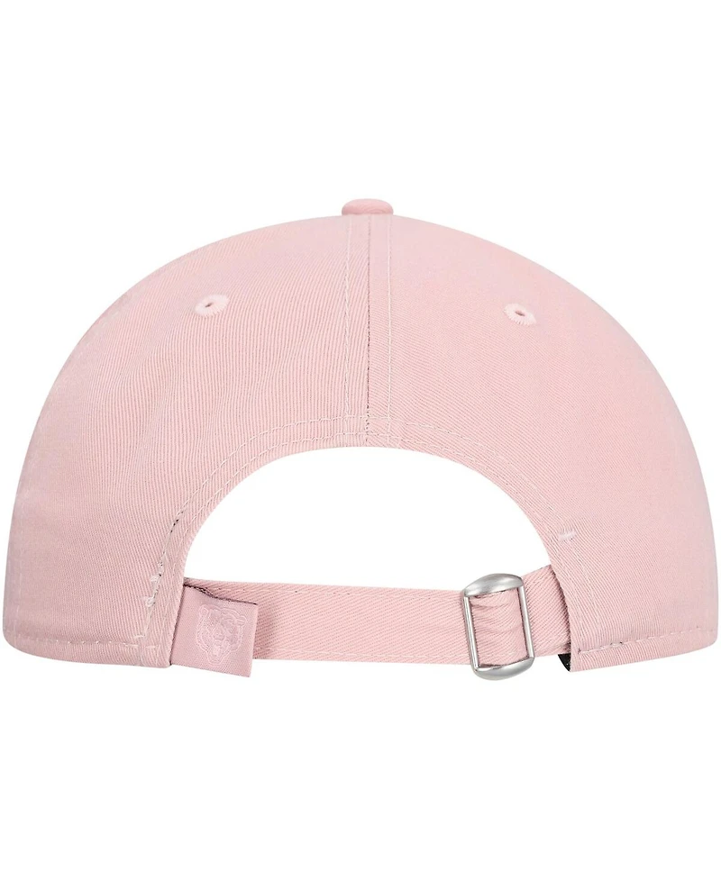 New Era Women's Light Pink Chicago Bears Main 9TWENTY Adjustable Hat