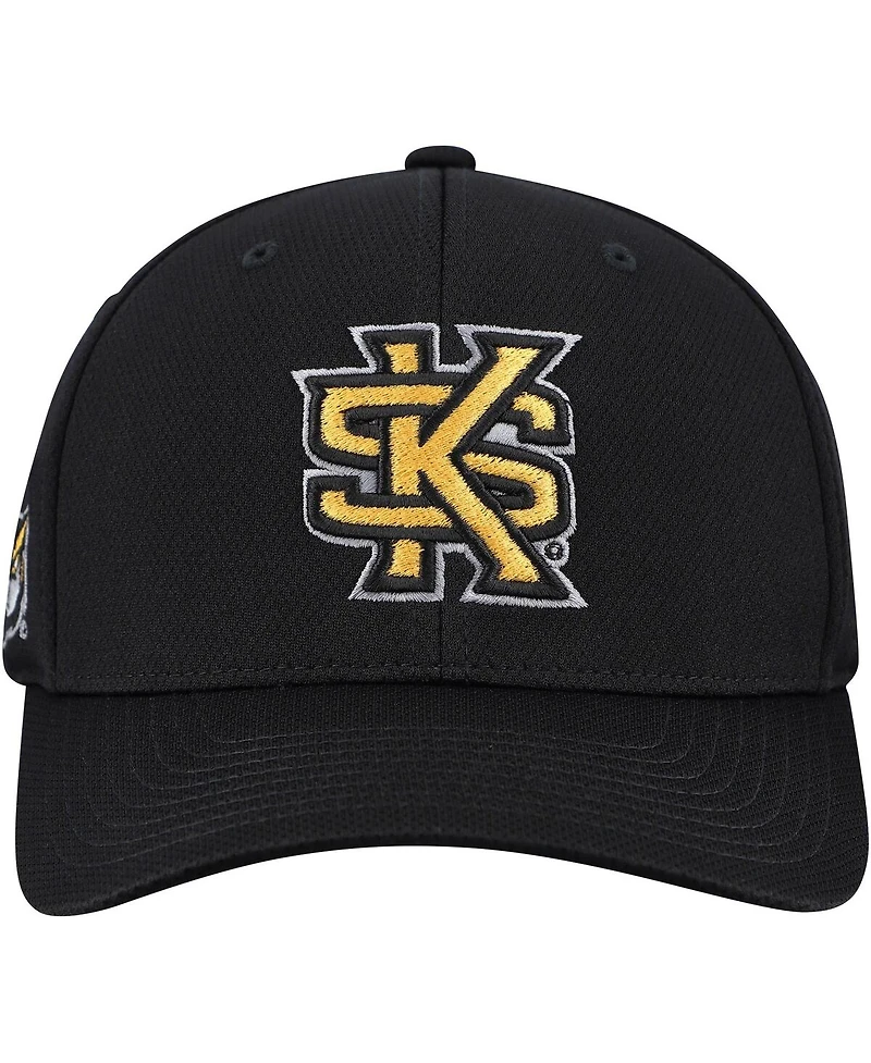 Top of the World Men's Black Kennesaw State Owls Reflex Performance Flex Hat