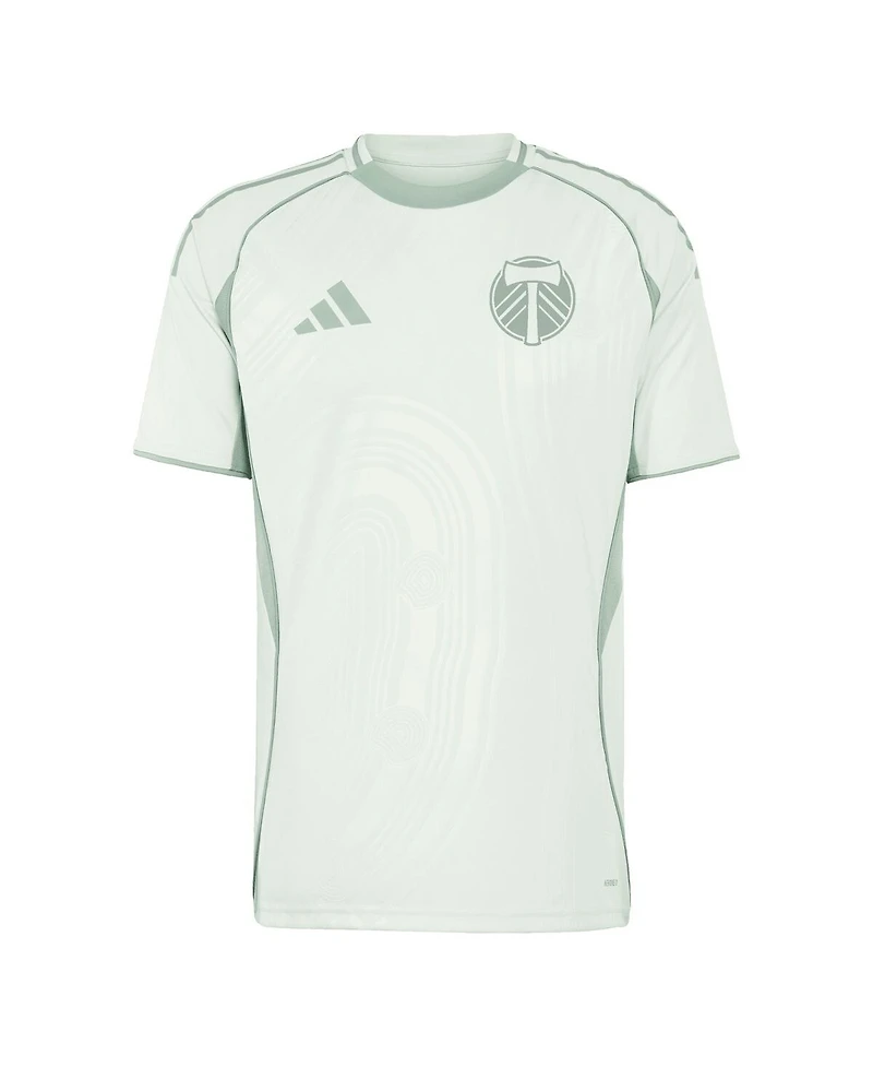 Adidas Men's Light Green Portland Timbers 2025 One Planet Pre-Match Jersey