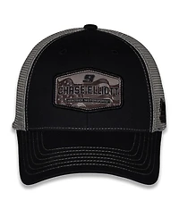 Checkered Flag Sports Men's and Women's Black Chase Elliott Flag Trucker Adjustable Hat