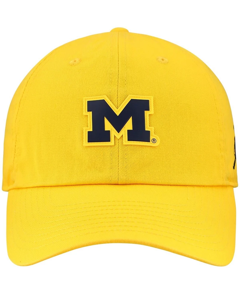 Jordan Men's Maize Michigan Wolverines Club Swoosh Performance Adjustable Hat