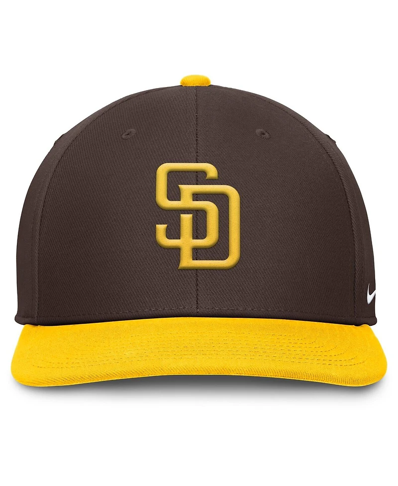 Nike Men's Brown/Gold San Diego Padres Pro Performance Snapback Hat