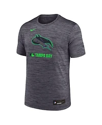 Nike Men's Black Tampa Bay Rays 2025 City Connect Authentic Collection Velocity Performance T-Shirt
