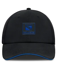 Fanatics Men's Black New York Rangers Driver Adjustable Hat
