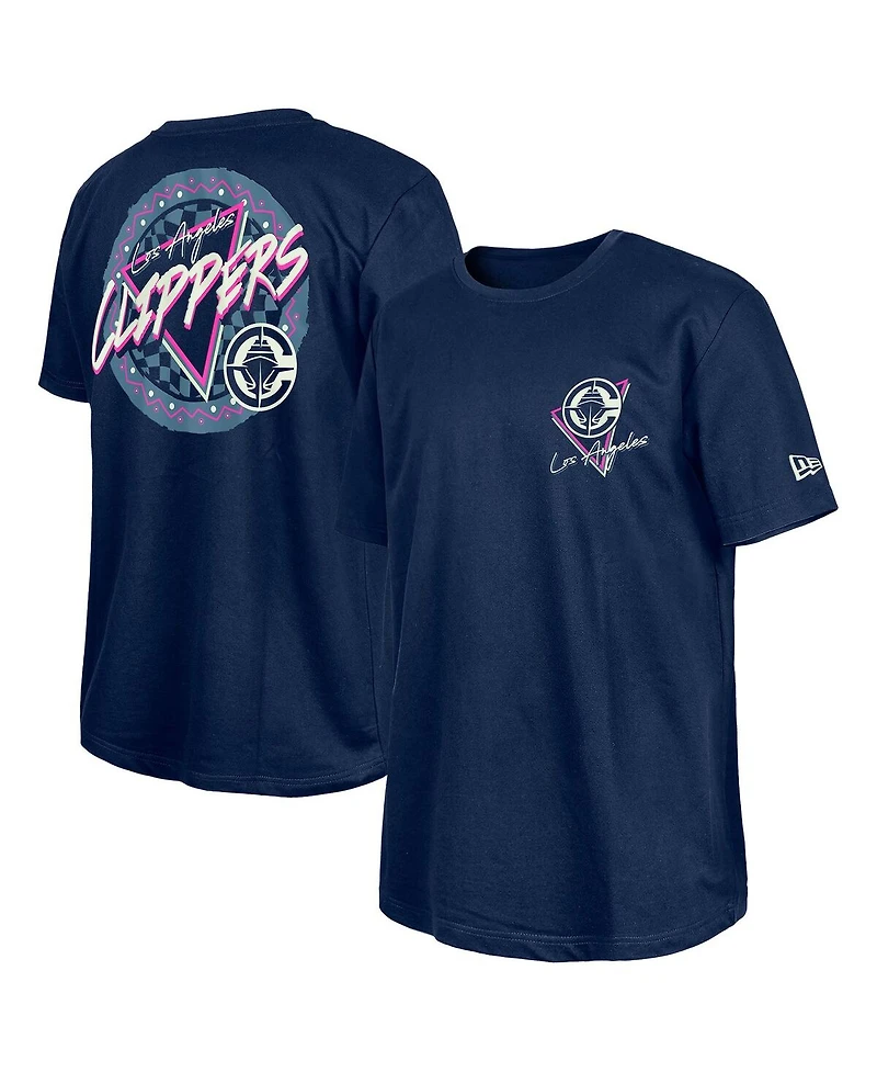 New Era Navy La Clippers Glow-in-the-Dark T-Shirt