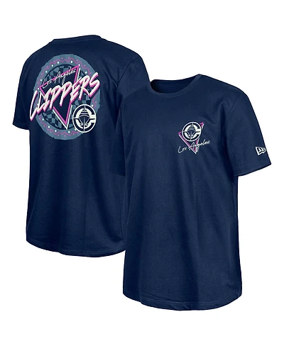 New Era Navy La Clippers Glow-in-the-Dark T-Shirt
