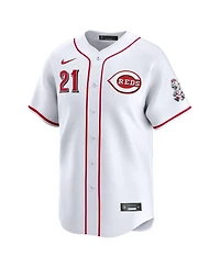 Nike Men's Hunter Greene White Cincinnati Reds Home Limited Player Jersey